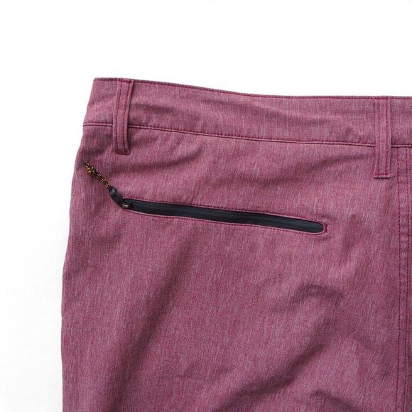 Quiksilver Waterman Collection Suva Amphibian 9.5" Hybrid Shorts Heather Red Men - Picture 9 of 10